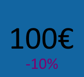 Saldolataus 100€